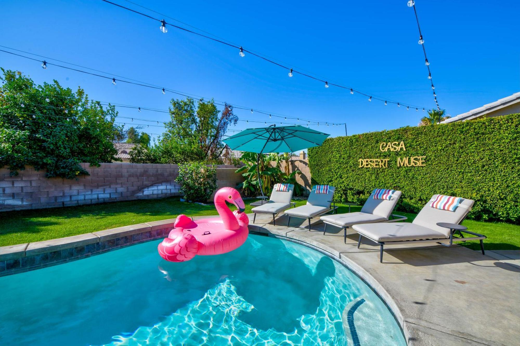 Casa Desert Muse With Heated Pool Spa Firepit Mini Golf And Games Indio Eksteriør bilde